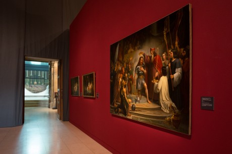 Tout pour plaire - Signalétique de l'exposition Sacres Royaux au Palais du Tau, à Reims