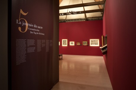 Tout pour plaire - Signalétique de l'exposition Sacres Royaux au Palais du Tau, à Reims