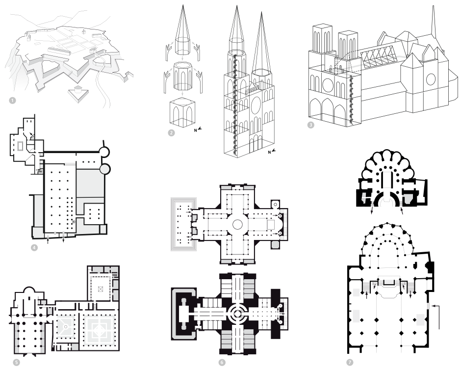 Tout pour plaire - Processus de simplification des plans de situation - exemples - Centre des monuments nationaux